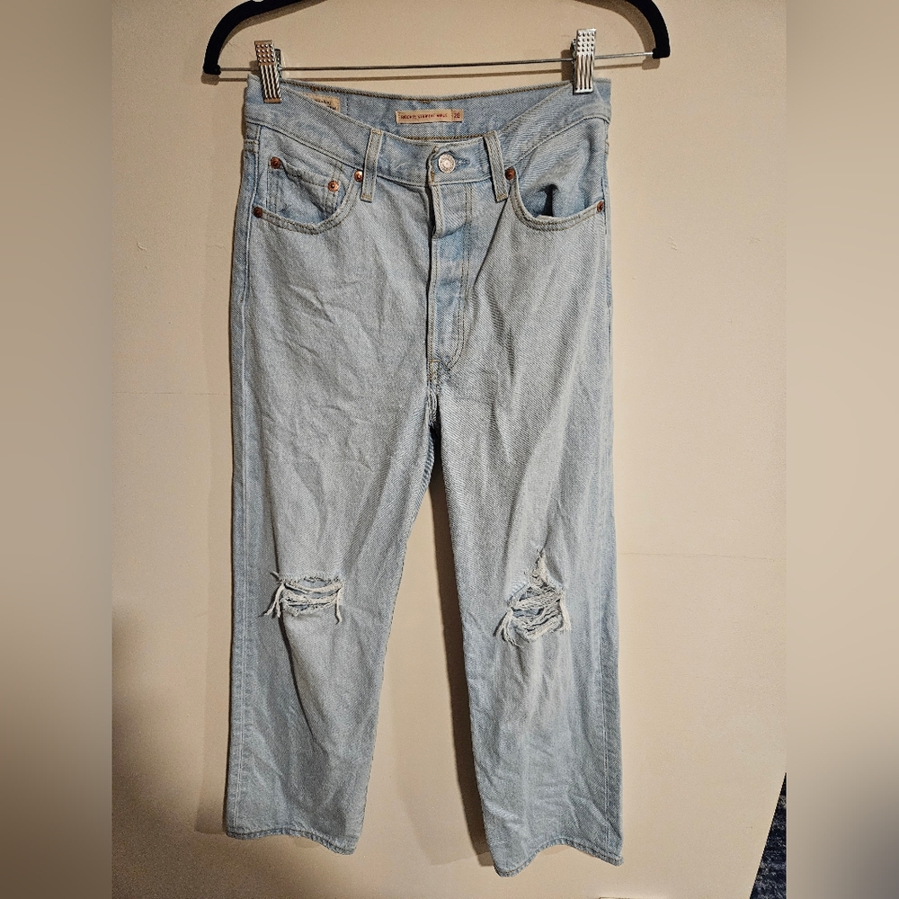 Levi's Ribcage‎ Straight Ankle Jeans